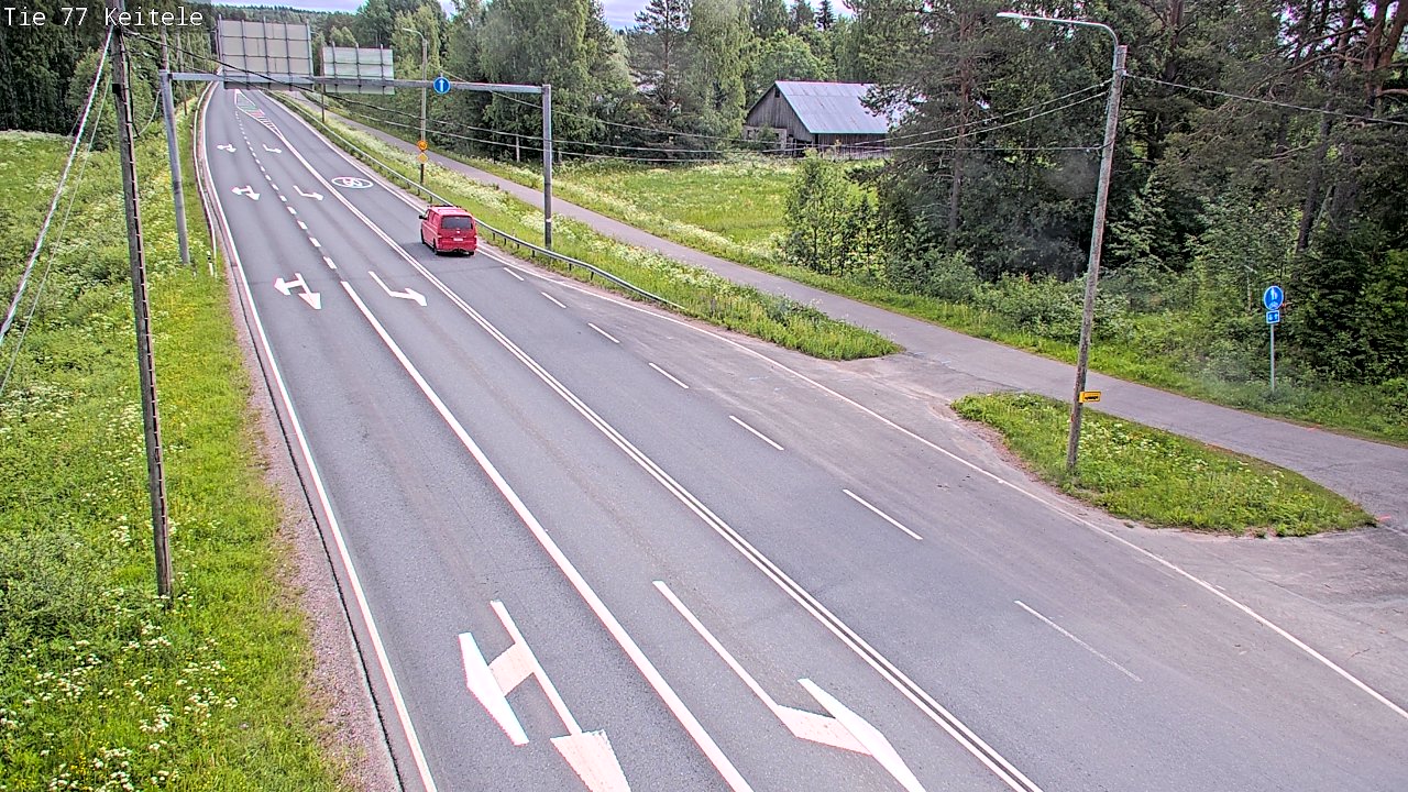 Kelikamerat Kuva Tie 77 Keitele, Keitele, Pohjois-Savo