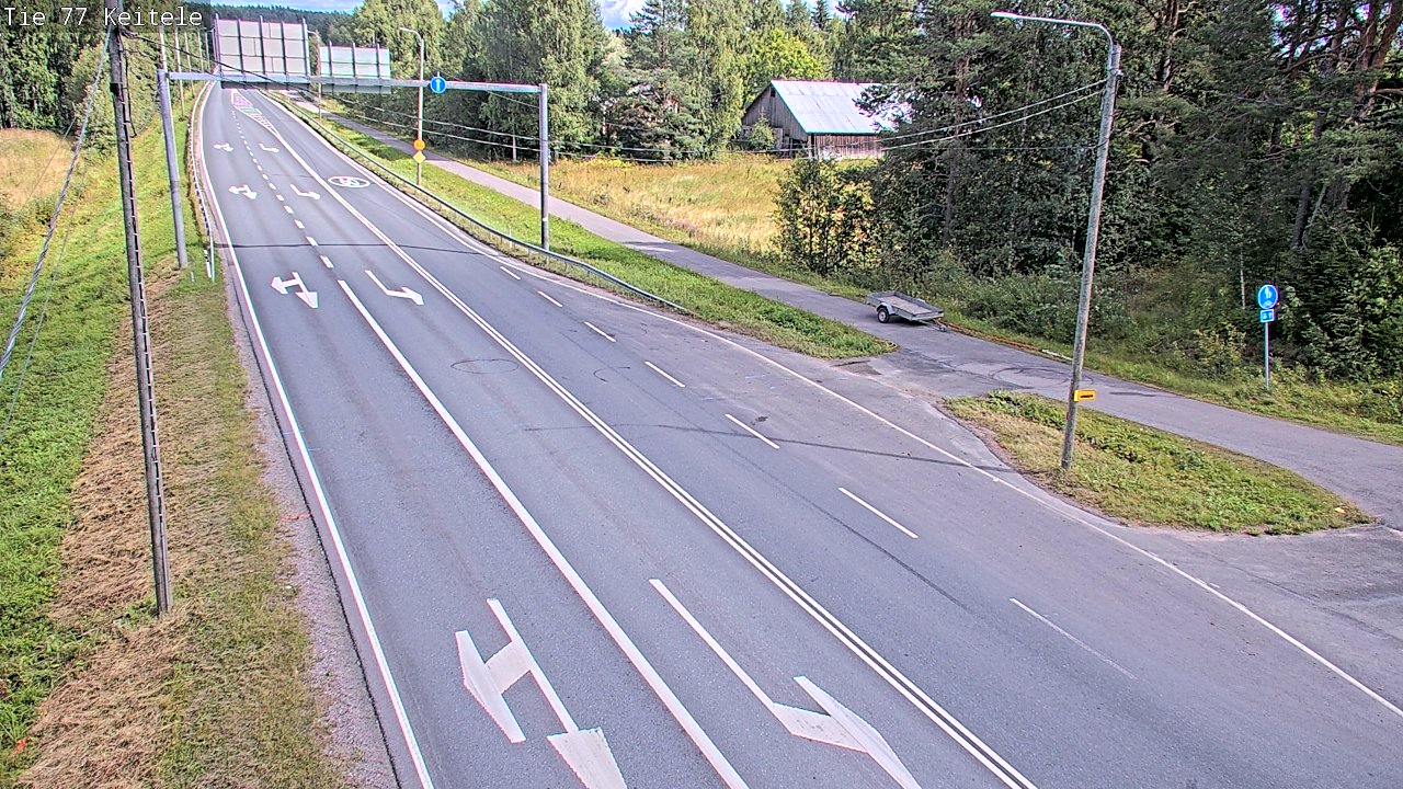 Weather Camera Image Road 77 Keitele, Keitele, Pohjois-Savo