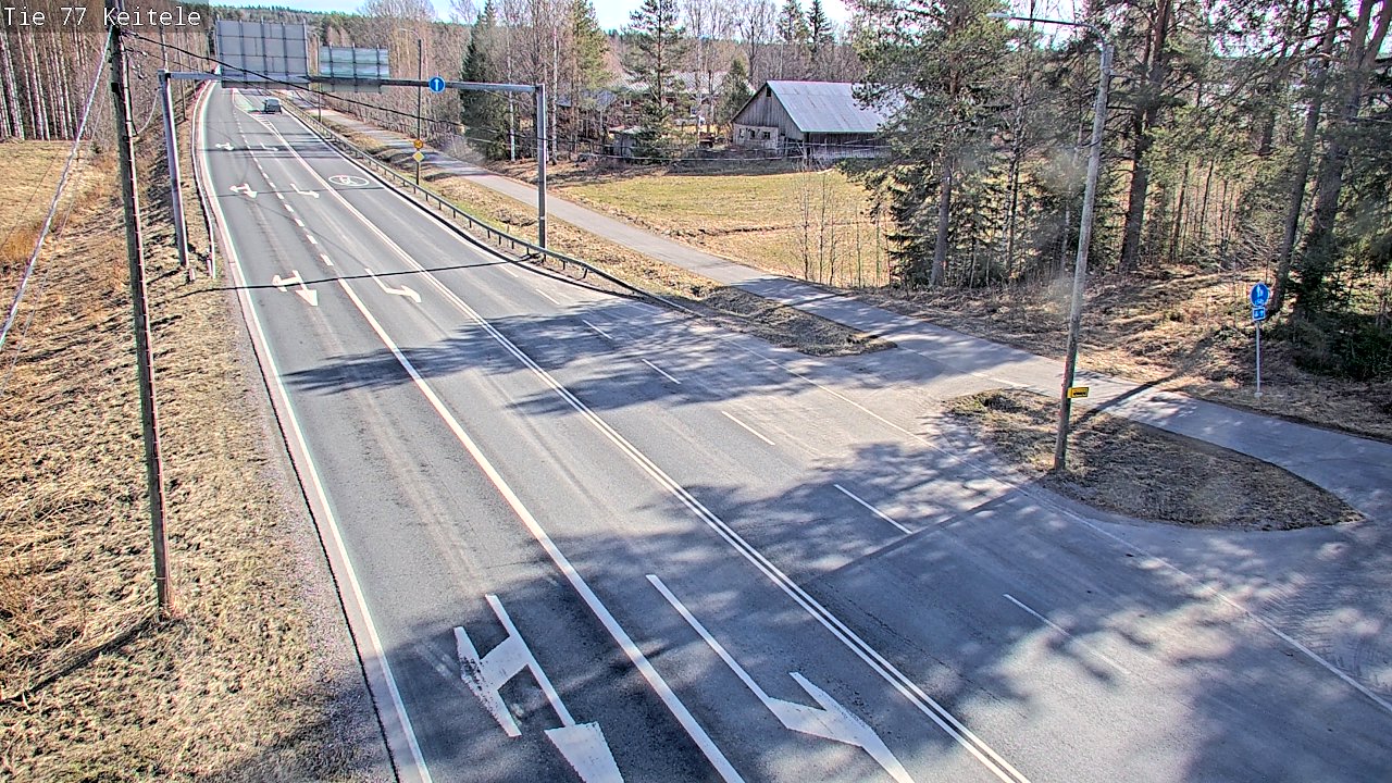 Weather Camera Image Väg 77 Keitele, Keitele, Pohjois-Savo