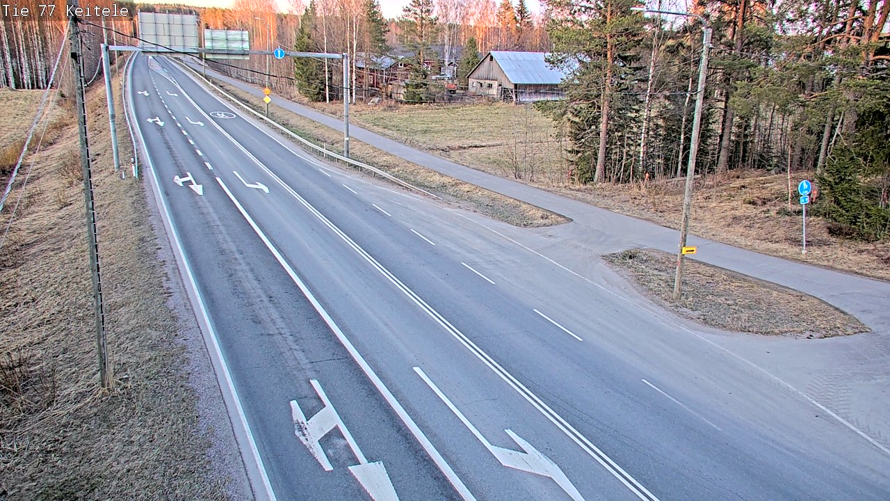 Weather Camera Image Väg 77 Keitele, Keitele, Pohjois-Savo