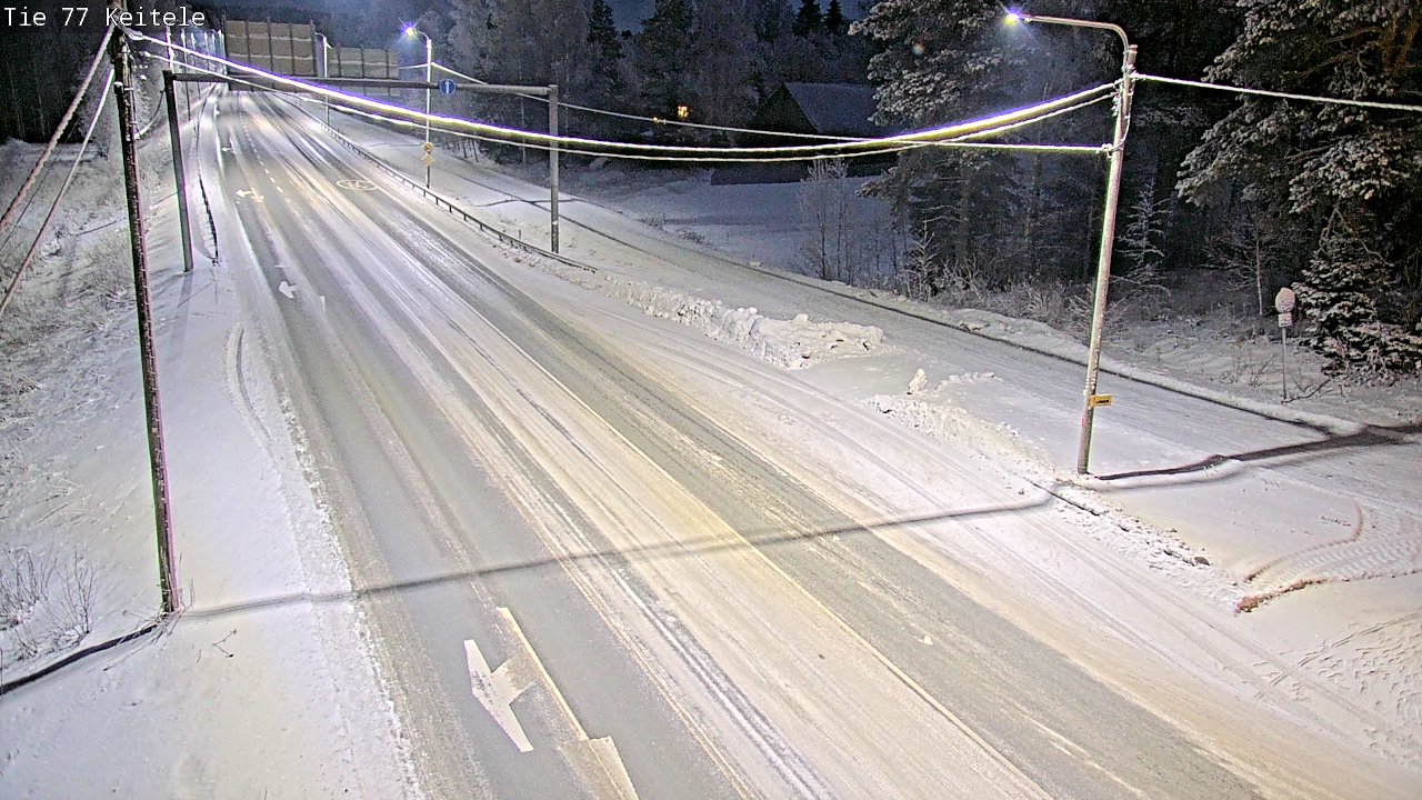 Weather Camera Image Väg 77 Keitele, Keitele, Pohjois-Savo