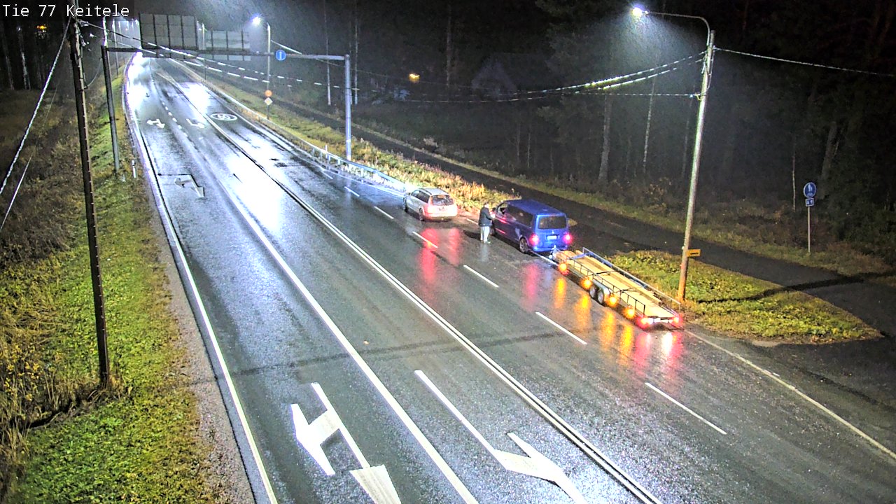 Weather Camera Image Väg 77 Keitele, Keitele, Pohjois-Savo
