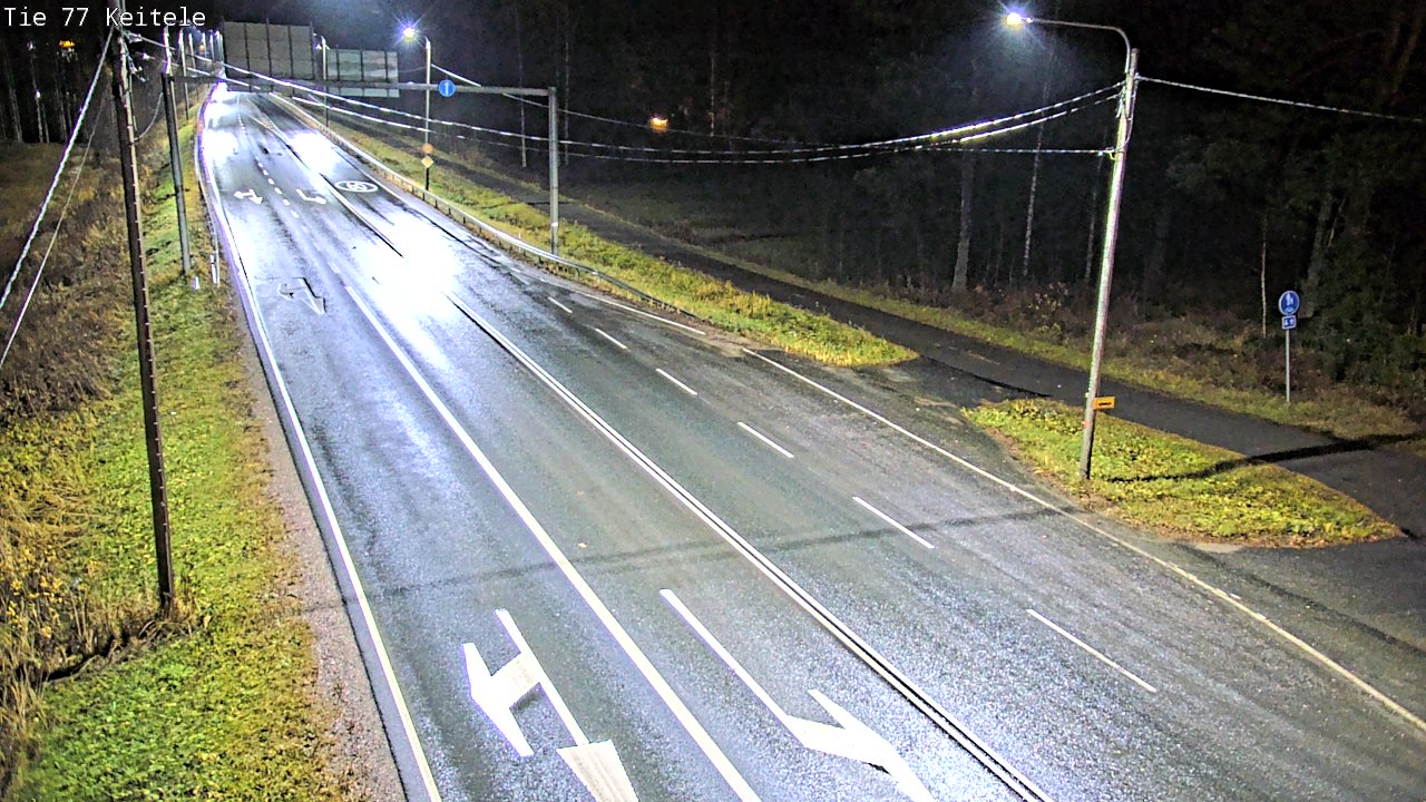 Weather Camera Image Road 77 Keitele, Keitele, Pohjois-Savo