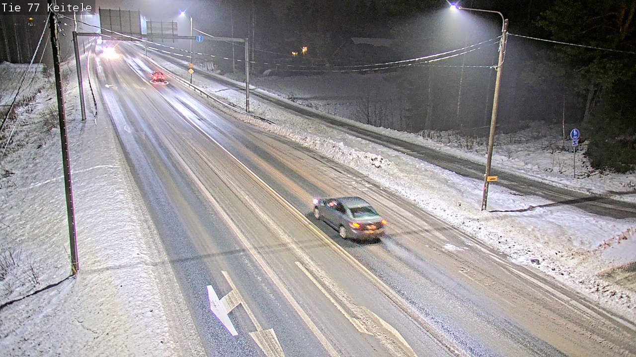Weather Camera Image Väg 77 Keitele, Keitele, Pohjois-Savo