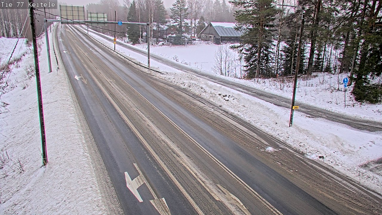 Weather Camera Image Väg 77 Keitele, Keitele, Pohjois-Savo