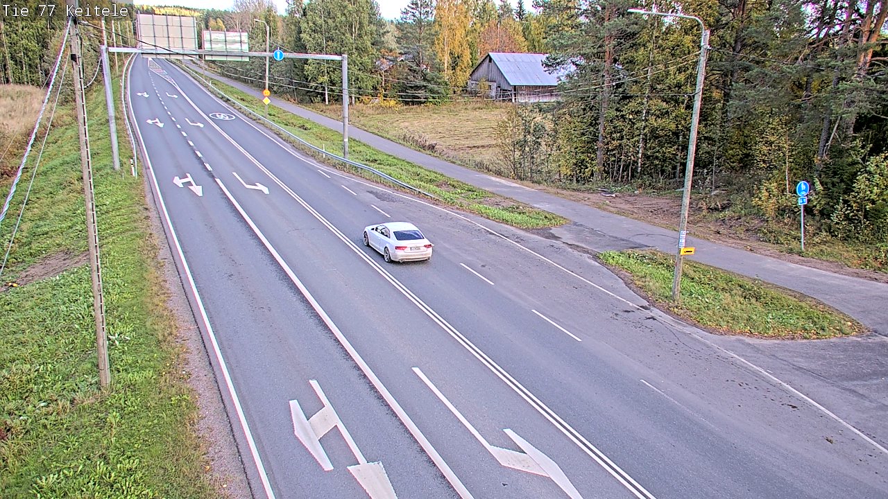 Weather Camera Image Road 77 Keitele, Keitele, Pohjois-Savo