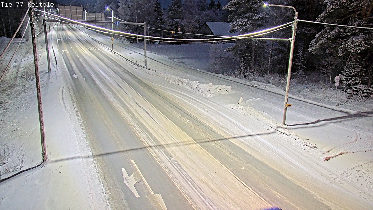 Weather Camera Image Road 77 Keitele, Keitele, Pohjois-Savo