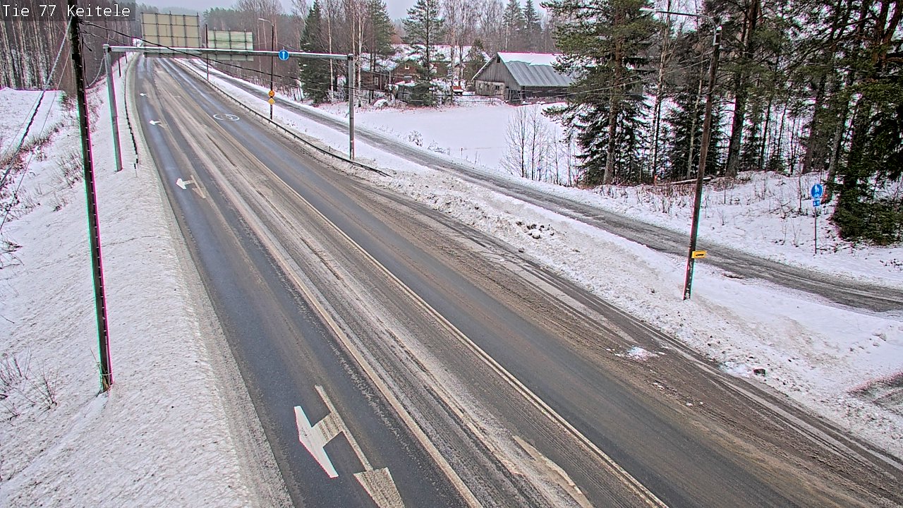 Weather Camera Image Väg 77 Keitele, Keitele, Pohjois-Savo