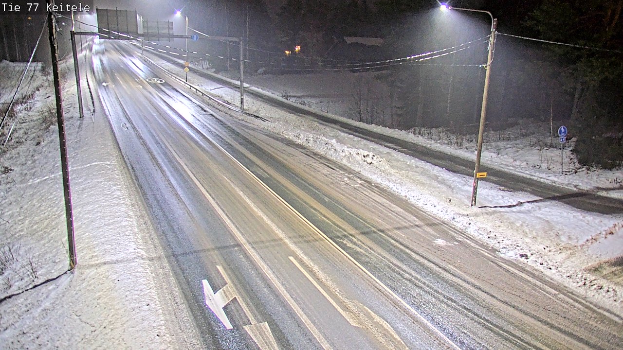 Weather Camera Image Väg 77 Keitele, Keitele, Pohjois-Savo