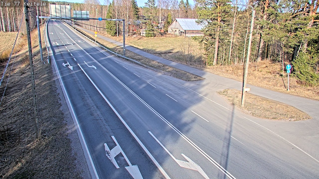 Weather Camera Image Väg 77 Keitele, Keitele, Pohjois-Savo