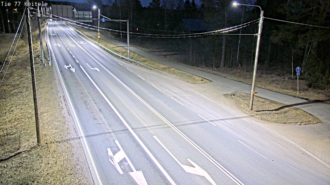 Weather Camera Image Road 77 Keitele, Keitele, Pohjois-Savo
