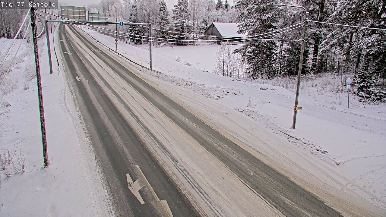 Weather Camera Image Väg 77 Keitele, Keitele, Pohjois-Savo