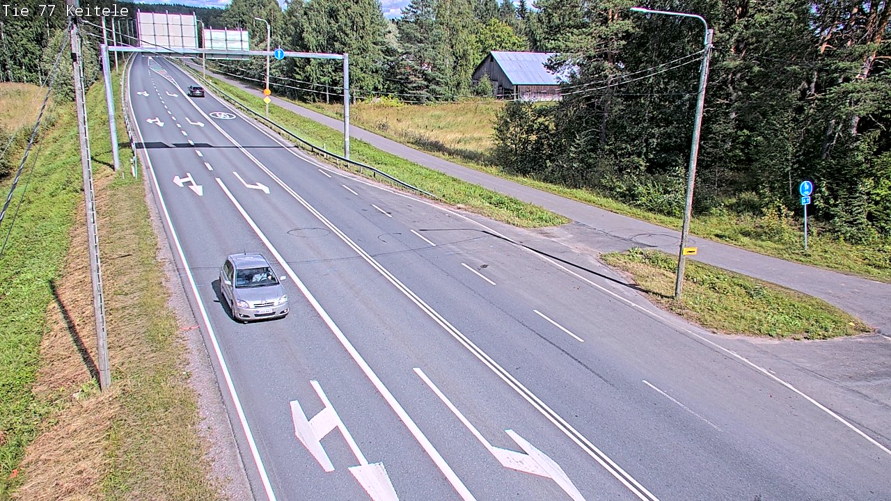 Weather Camera Image Road 77 Keitele, Keitele, Pohjois-Savo