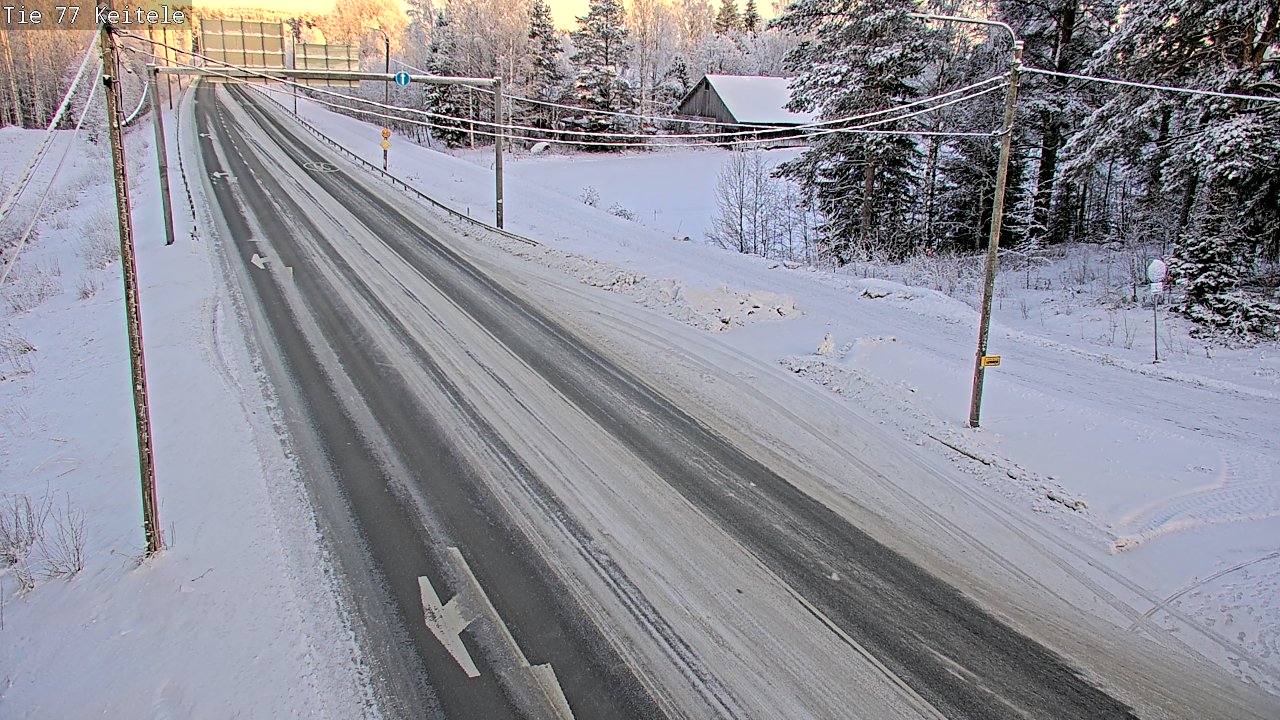 Weather Camera Image Väg 77 Keitele, Keitele, Pohjois-Savo