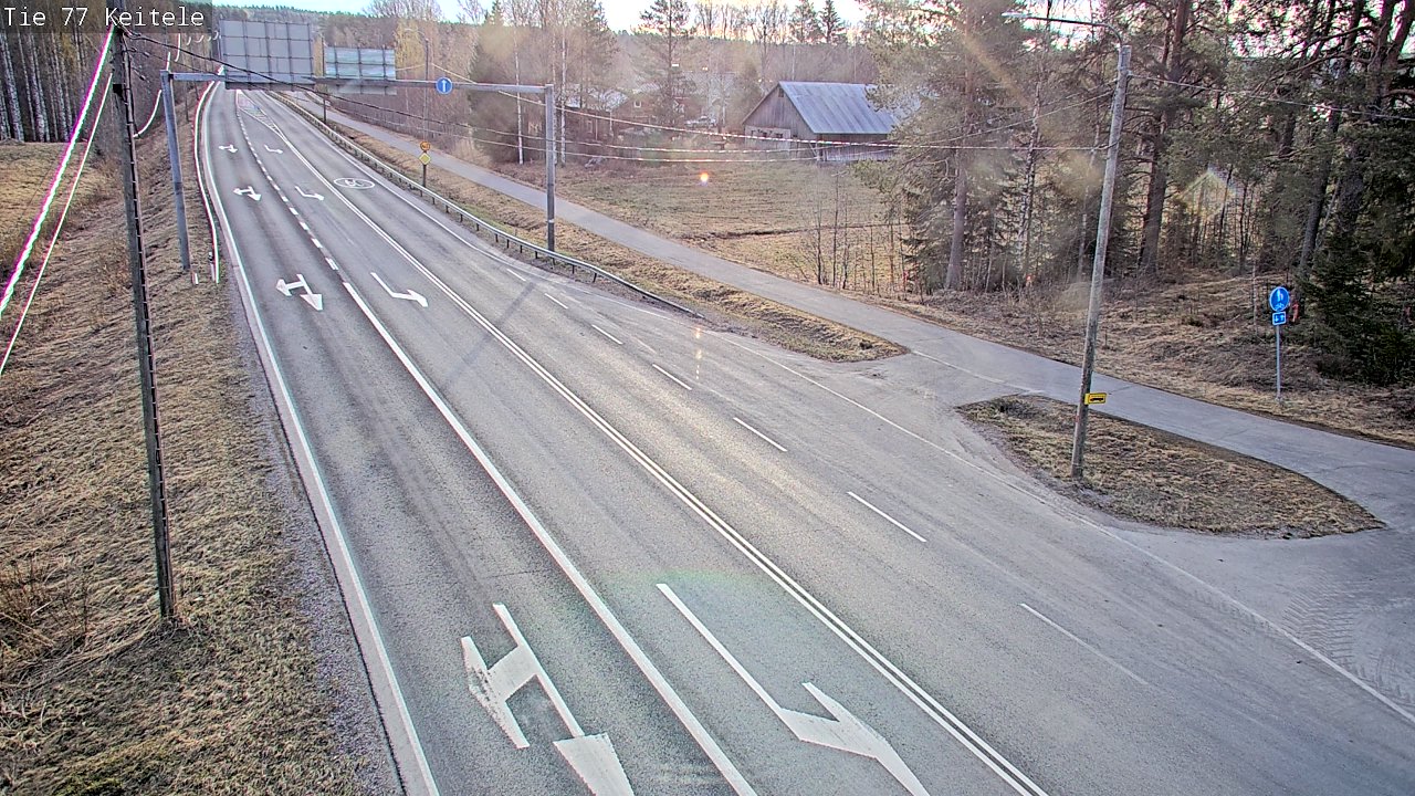 Weather Camera Image Road 77 Keitele, Keitele, Pohjois-Savo