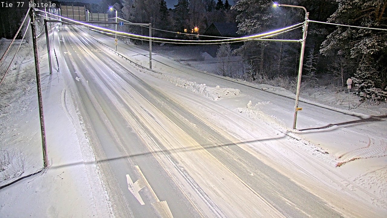 Weather Camera Image Väg 77 Keitele, Keitele, Pohjois-Savo