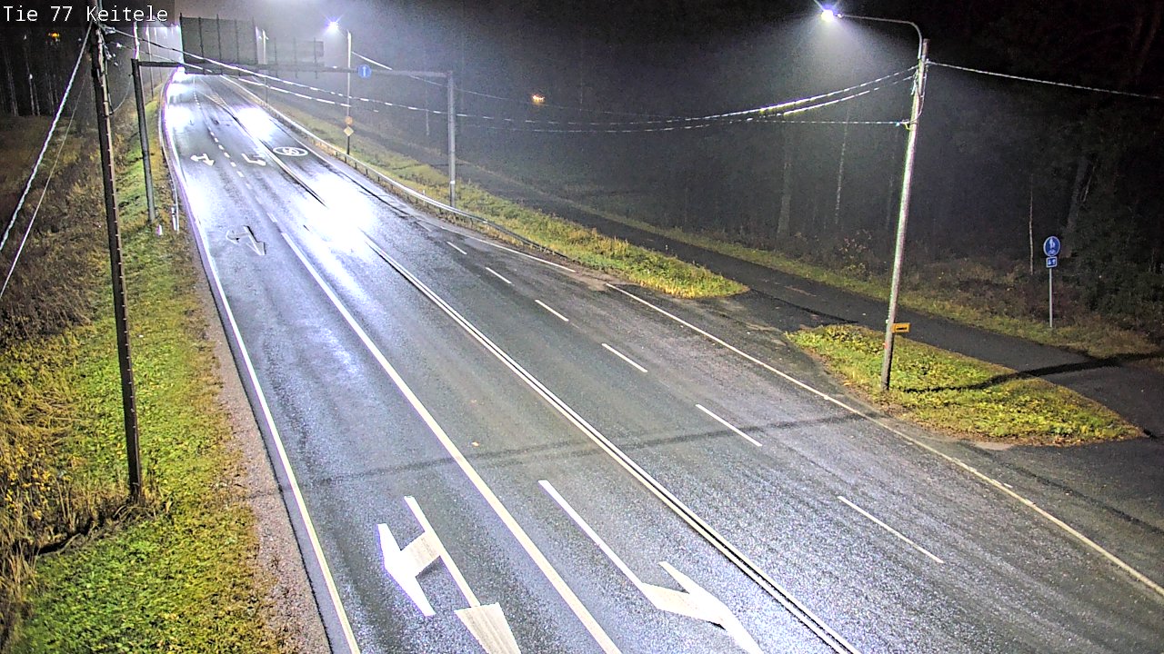 Weather Camera Image Road 77 Keitele, Keitele, Pohjois-Savo