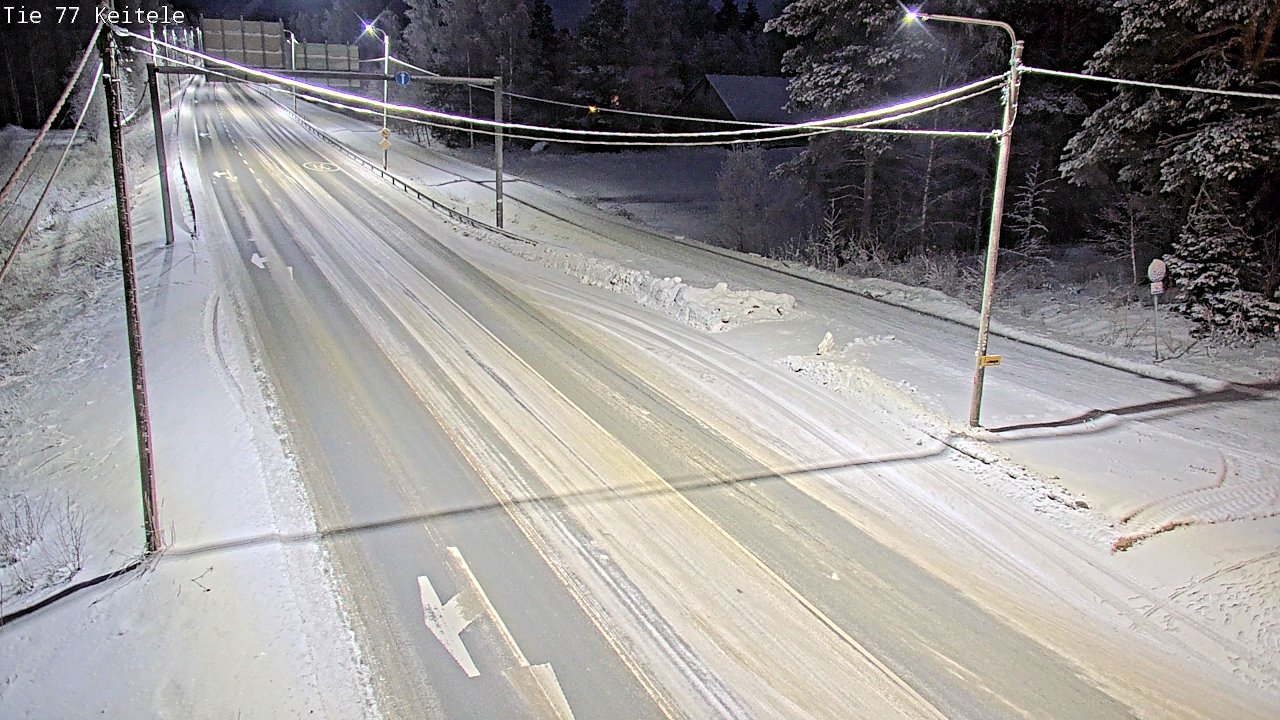 Weather Camera Image Road 77 Keitele, Keitele, Pohjois-Savo