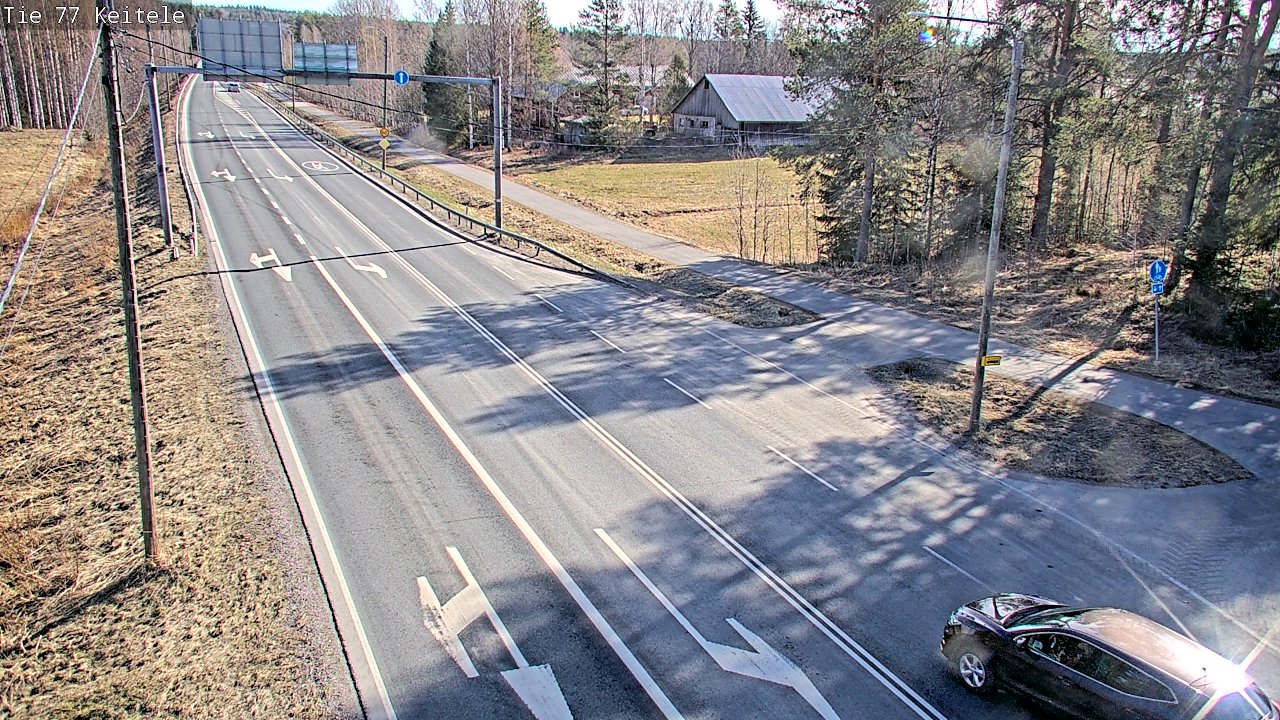 Weather Camera Image Väg 77 Keitele, Keitele, Pohjois-Savo