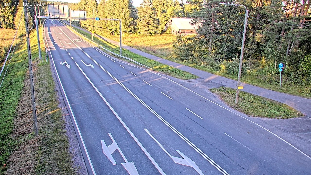 Weather Camera Image Road 77 Keitele, Keitele, Pohjois-Savo