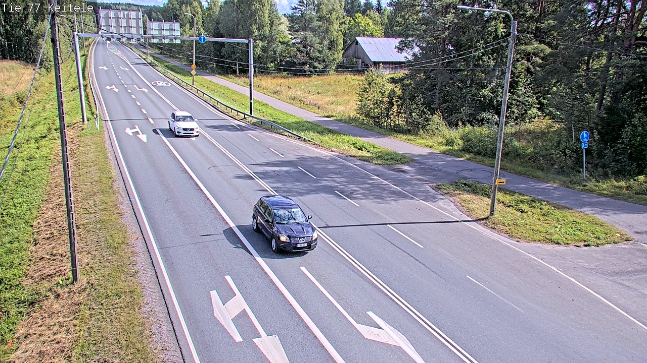 Weather Camera Image Road 77 Keitele, Keitele, Pohjois-Savo