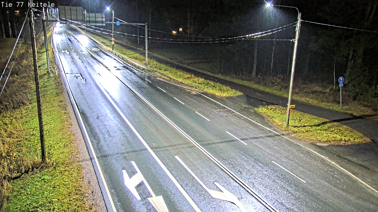 Weather Camera Image Väg 77 Keitele, Keitele, Pohjois-Savo