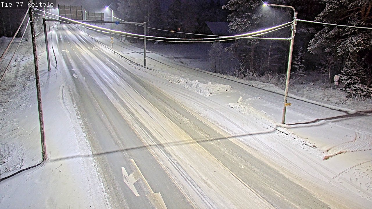 Weather Camera Image Väg 77 Keitele, Keitele, Pohjois-Savo