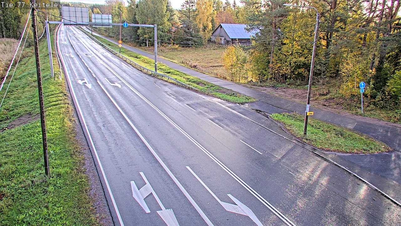 Weather Camera Image Road 77 Keitele, Keitele, Pohjois-Savo