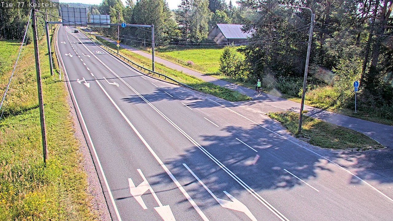 Weather Camera Image Road 77 Keitele, Keitele, Pohjois-Savo