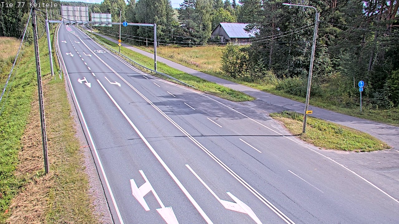 Kelikamerat Kuva Tie 77 Keitele, Keitele, Pohjois-Savo