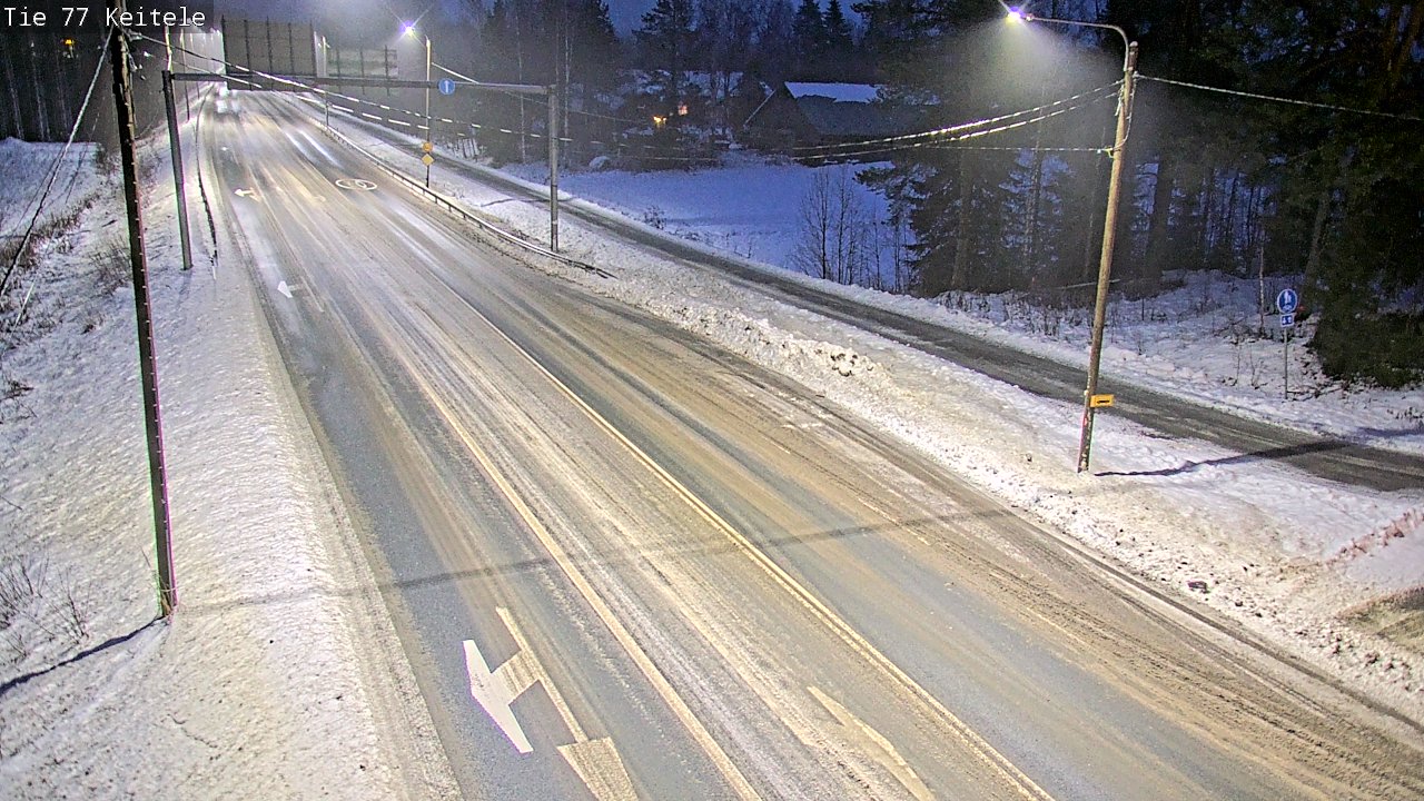 Weather Camera Image Väg 77 Keitele, Keitele, Pohjois-Savo