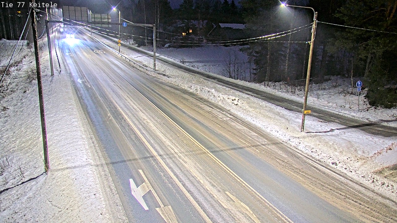 Weather Camera Image Väg 77 Keitele, Keitele, Pohjois-Savo