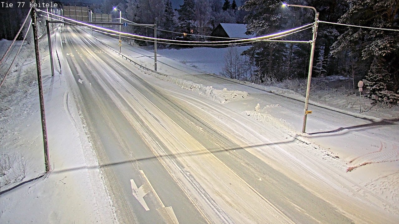 Weather Camera Image Väg 77 Keitele, Keitele, Pohjois-Savo