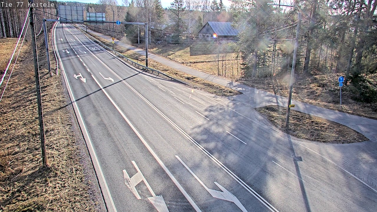Weather Camera Image Väg 77 Keitele, Keitele, Pohjois-Savo
