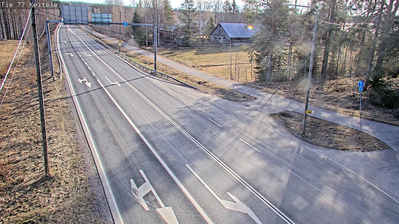 Weather Camera Image Väg 77 Keitele, Keitele, Pohjois-Savo