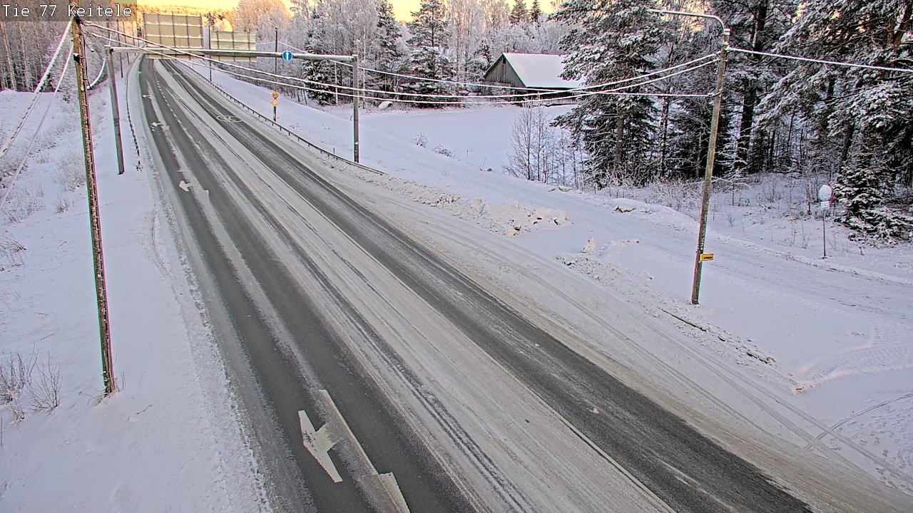 Weather Camera Image Väg 77 Keitele, Keitele, Pohjois-Savo