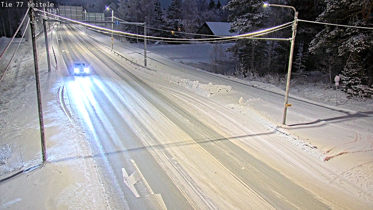 Weather Camera Image Väg 77 Keitele, Keitele, Pohjois-Savo