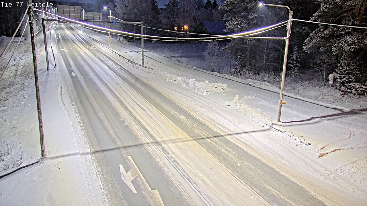 Weather Camera Image Väg 77 Keitele, Keitele, Pohjois-Savo