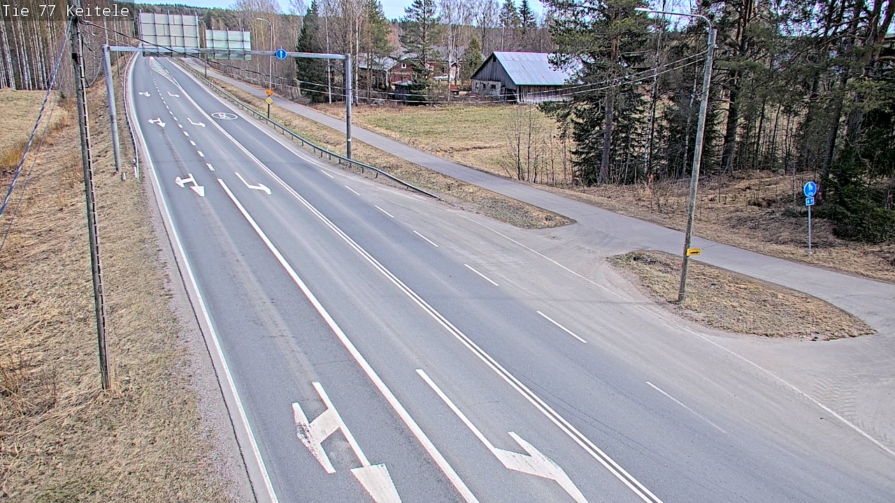 Weather Camera Image Road 77 Keitele, Keitele, Pohjois-Savo
