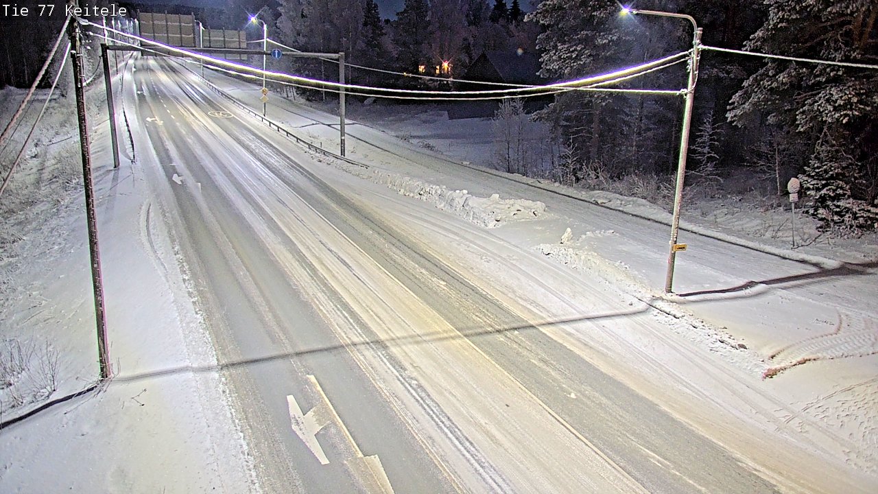 Weather Camera Image Väg 77 Keitele, Keitele, Pohjois-Savo