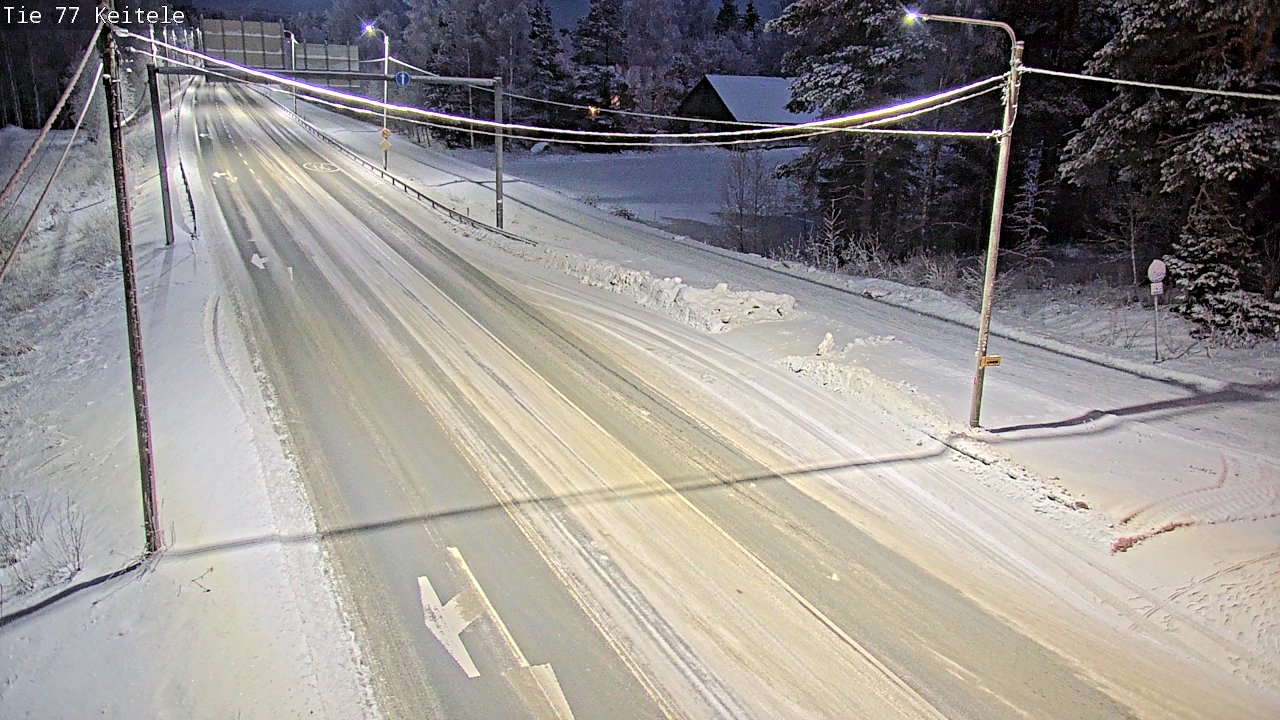 Weather Camera Image Väg 77 Keitele, Keitele, Pohjois-Savo