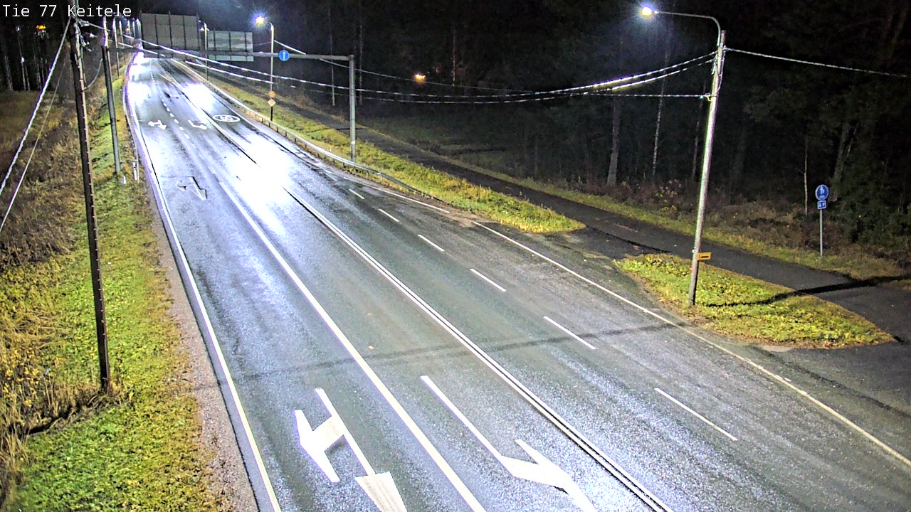 Weather Camera Image Road 77 Keitele, Keitele, Pohjois-Savo