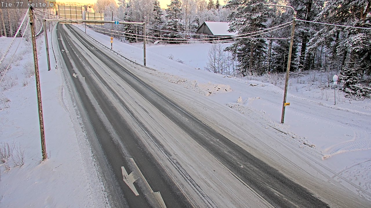 Weather Camera Image Väg 77 Keitele, Keitele, Pohjois-Savo