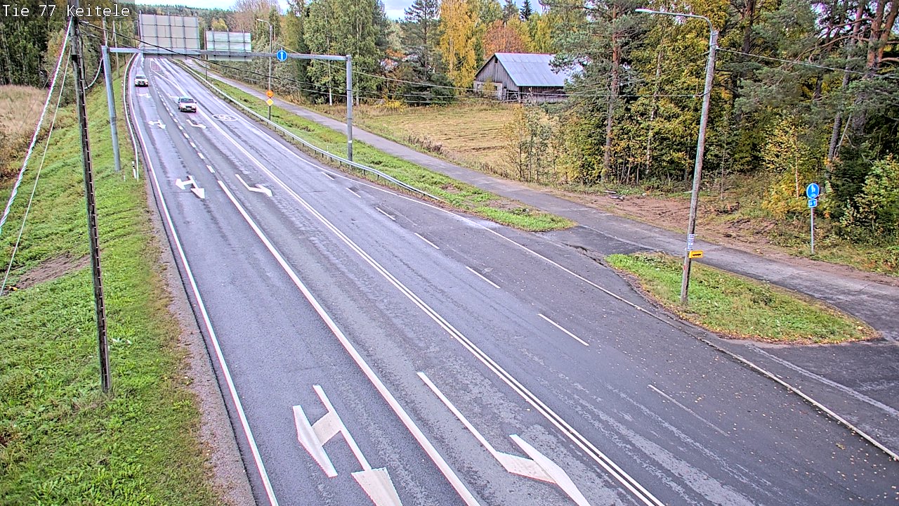 Weather Camera Image Road 77 Keitele, Keitele, Pohjois-Savo