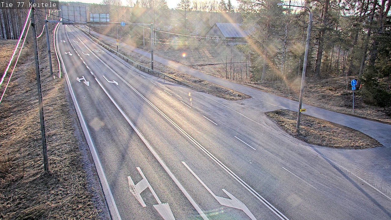 Weather Camera Image Väg 77 Keitele, Keitele, Pohjois-Savo