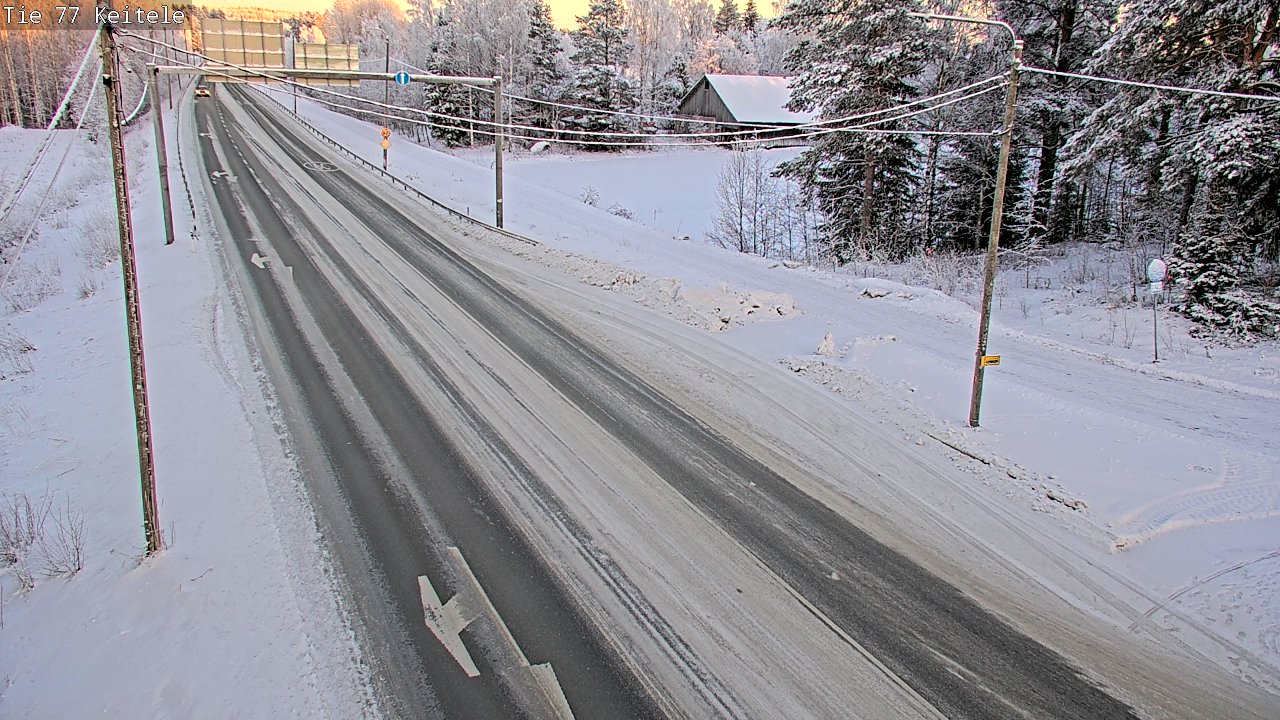Weather Camera Image Väg 77 Keitele, Keitele, Pohjois-Savo
