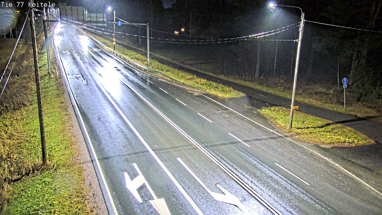 Weather Camera Image Väg 77 Keitele, Keitele, Pohjois-Savo