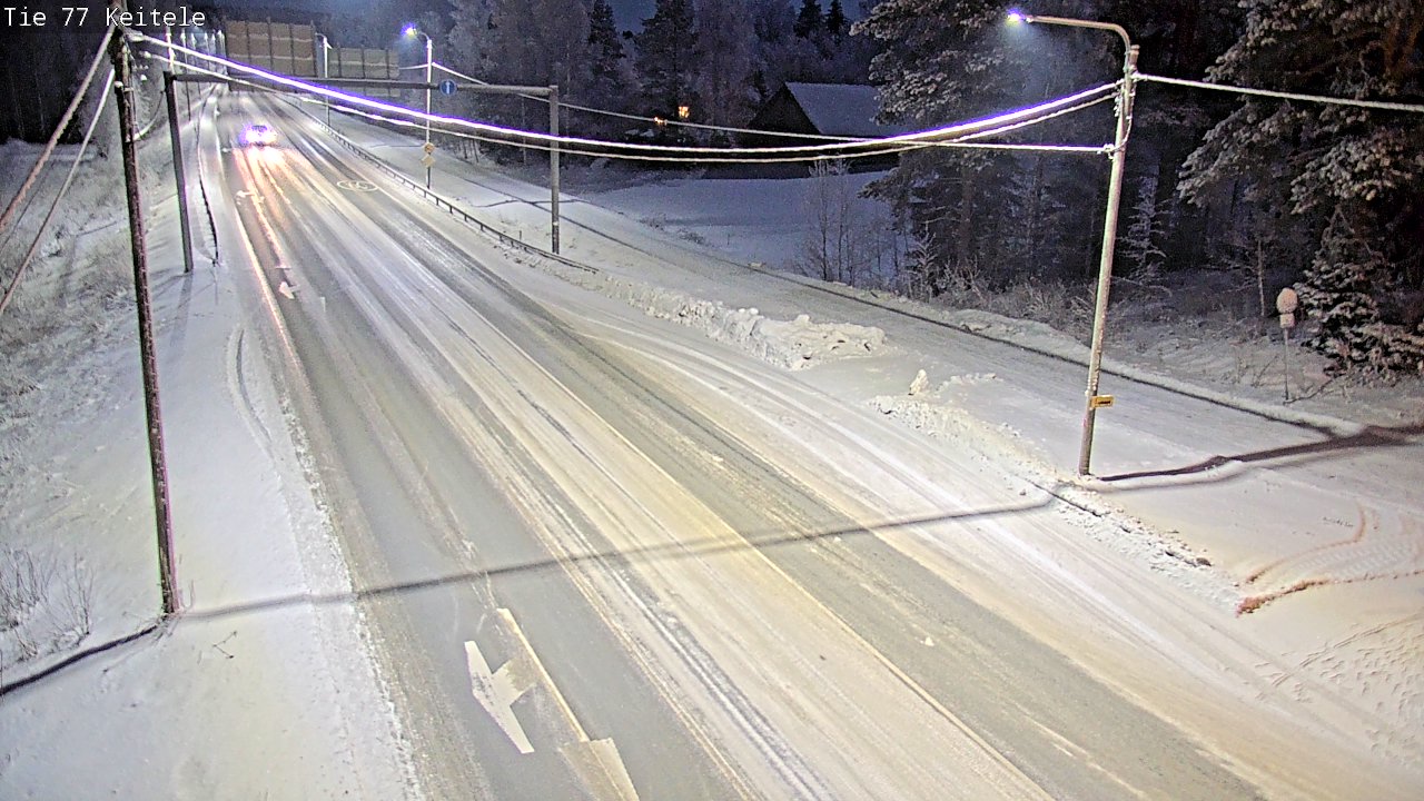 Weather Camera Image Väg 77 Keitele, Keitele, Pohjois-Savo