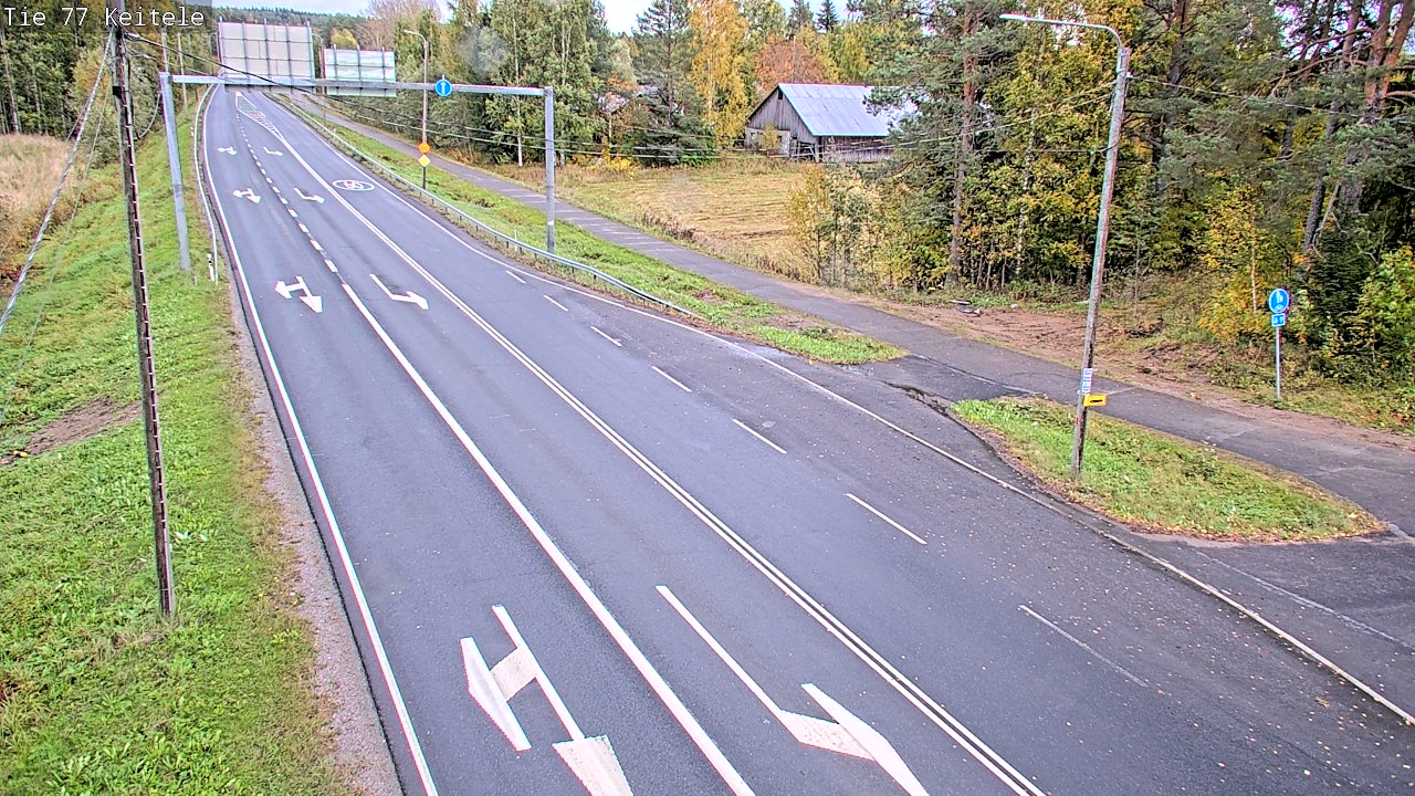 Weather Camera Image Road 77 Keitele, Keitele, Pohjois-Savo