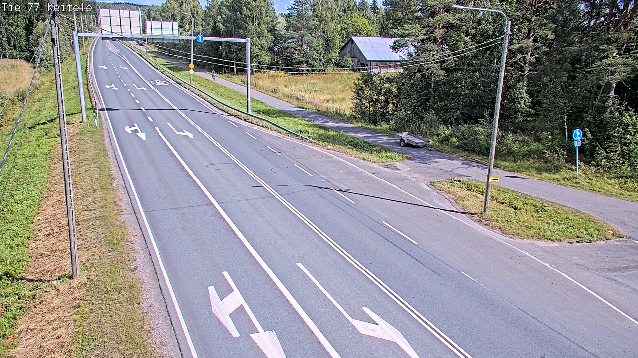 Weather Camera Image Road 77 Keitele, Keitele, Pohjois-Savo